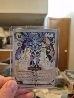 Digimon card game (BT-21) World Convergence Omnimon SEC Rare Pull - Image 5