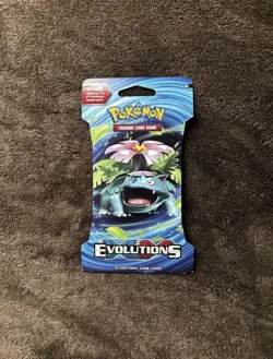 Pokemon TCG XY Evolutions Sleeved Booster Blister Pack New 10 Cards Venasaur - Image 1
