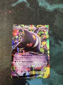 Pokemon Gengar EX TCG Phantom Forces Ultra Rare Holo Card 34/119 NM Condition - Image 1