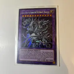 Yugioh! Blue-Eyes Alternative Ultimate Dragon TN19-EN001 Secret Limited Ed NM - Image 1