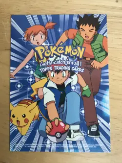 Topps Pokemon Trading Card Movie Animation Ed. Black Logo - Card List Non-Holo - Image 1