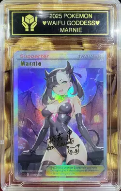 MARNIE Pokemon Trainer Waifu Goddess CUSTOM CARD NM - Image 2