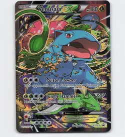 VENUSAUR EX XY123 PROMO BLACK STAR 2016 POKEMON CARD TCG - Image 1