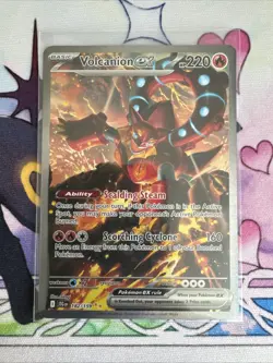 Pokemon TCG Volcanion EX 182/159 Journey Together Special Illustration Rare Card - Image 3