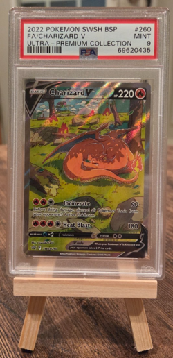 Charizard V SWSH260 - PSA 9 Mint Pokemon Card - Charizard Ultra Collection Promo - Image 1