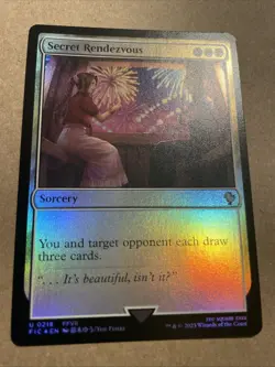 Secret Rendezvous FOIL (Aerith 0218) FINAL FANTASY Magic the Gathering MTG - Image 1