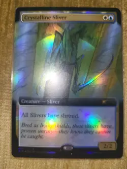 1x MTG Crystalline Sliver FNM Promo Rare - Image 1