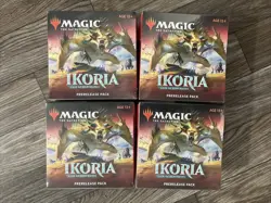 4x Ikoria: Lair of Behemoths Prerelease Kits Factory Sealed Magic The Gathering - Image 1