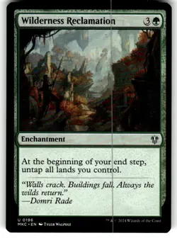 Wilderness Reclamation 0196 Non Foil Uncommon Murders at Karlov Manor MTG NM - Image 1