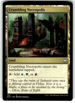 Crumbling Necropolis Commander: Streets of New Capenna Regular MTG - Image 1