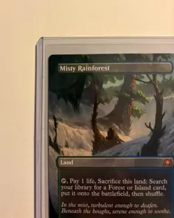 Misty Rainforest (Borderless) ~ MTG Tarkir: Dragonstorm (Special guest) ~ NM/M - Image 2