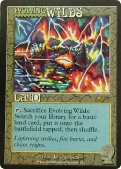 MTG Evolving Wilds (824) - Rainbow Foil, Secret Lair Drop Series, Near Mint, Eng - Image 1
