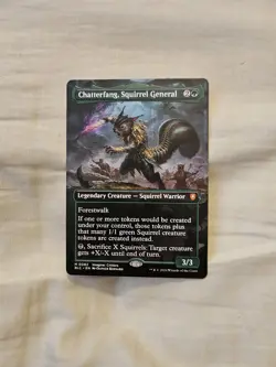Chatterfang, Squirrel General (Borderless) Commander: Bloomburrow Regular - Image 3