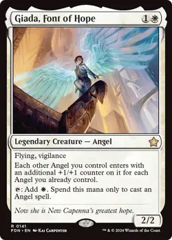 GIADA, FONT OF HOPE mtg NM-M Foundations 1 Rare - Image 1