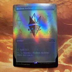 MTG Foil Borderless Hedron Archive Secret Lair Promo Near-Mint Rare!! - Image 1