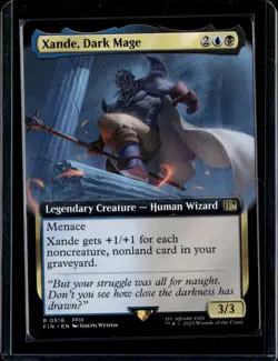 MTG: FINAL FANTASY #516 Xande, Dark Mage (Extended Art) - Image 1