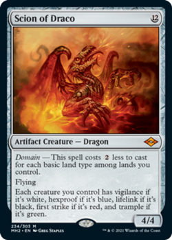 Mint/Near-Mint, English - 1 x MTG Scion of Draco - Foil Modern Horizons 2 - Image 1