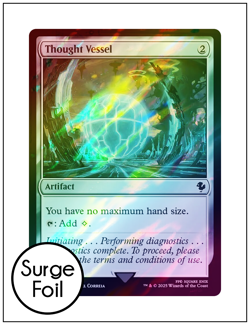 1x Thought Vessel, Surge Foil, Final Fantasy, Magic MTG NM - Image 1