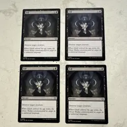 Magic the Gathering MTG Fell Play Set Of 4 - Image 1