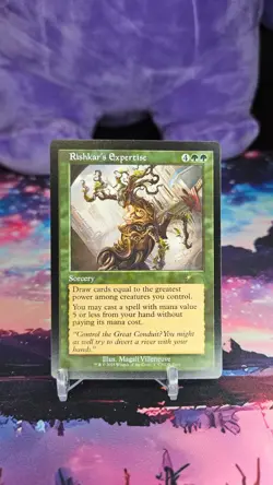 MTG Rishkar's Expertise (Retro Frame) (WPN-001) - WPN & Gateway Promos - Image 1