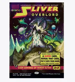 Sliver Overlord (Showcase) EOE Special Guests (SPG) - MTG Mythic Rare #128 - Image 1