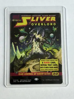 Sliver Overlord (Showcase) EOE Special Guests (SPG) - MTG Mythic Rare #128 - Image 2