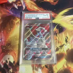Reshiram 65/70 Sun & Moon Dragon Majesty 2018 Secret Full Art Pokemon PSA 10 - Image 3
