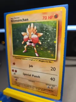 Hitmonchan Base Set Holo Rare Pokemon TCG Card - Image 4