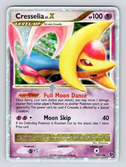 Pokemon Cresselia Lv.X 103/106 - DP Great Encounters EX PL - Image 1