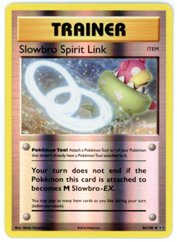 Pokemon TCG Slowbro Spirit Link 86/108 XY Evolutions Reverse Holo - Image 1