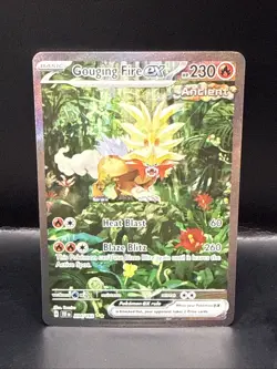 Pokemon Gouging Fire EX SIR Temporal Forces 204/162 - Image 2