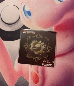 Pokemon 24k Gold Sticker-Gastly-MINT - Image 1