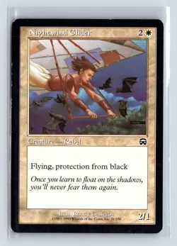 NIGHTWIND GLIDER - MTG Magic the Gathering Card - Mercadian Masques - Common - Image 1
