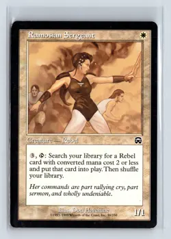 RAMOSIAN SERGEANT - MTG Magic the Gathering Card - Mercadian Masques - Common - Image 1