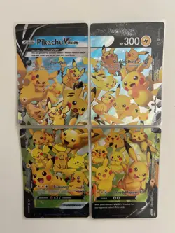 Pokemon Pikachu TCG V-Union SWSH139-142 Celebrations Promo Card Set 4 Cards NM - Image 1