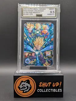 SS2 Son Gohan Foil UGM1-CP3 CP Japanese Super Dragon Ball Heroes Card AGS 9.5 - Image 1