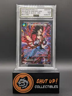 SS4 Vegeta Rise of the Super Warrior BT11-052 SPR Dragon Ball Super Card AGS 10 - Image 1