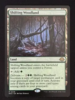 1x MTG Shifting Woodland - Modern Horizons 3 (MH3) #228 - Magic the Gathering - Image 1
