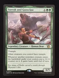 1x MTG Surrak and Goreclaw - March of the Machine (MOM) #337 - Magic - Image 1