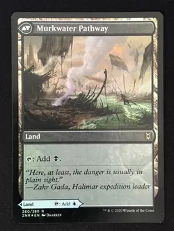 1x MTG Clearwater Pathway (Foil) - Prerelease Cards (PRE) (ZNR) #260 - Magic - Image 2
