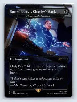 Sorry, Jack...Chucky's Back Rainbow Foil MTG Secret Lair - Pack Fresh - - Image 1
