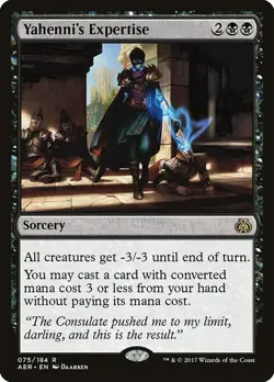 Yahenni's Expertise Aether Revolt MTG MAGIC SORCERY RARE - Image 1
