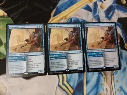 Brazen Borrower MTG Throne of Eldraine Blue Mythic Creature Near-Mint x3 - Image 1