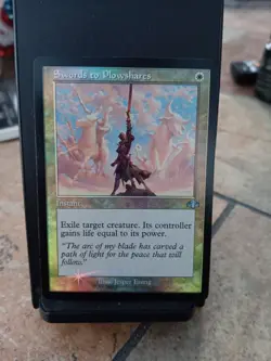 Swords To Plowshares 275 Foil Retro Frame Dominaria Remastered MTG - Image 1