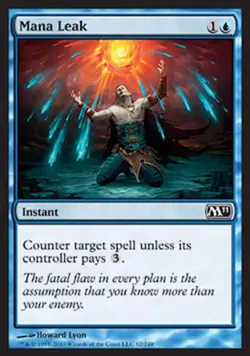 Mana Leak - Light Play MTG Magic 2011 Core Set - Image 1