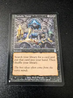 MTG Odyssey (ODY 129) Diabolic Tutor - NM Pack Fresh - Uncommon - The List - Image 1