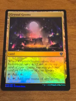 MTG Dominaria United - Crystal Grotto - DMU 246 - FOIL - Image 1