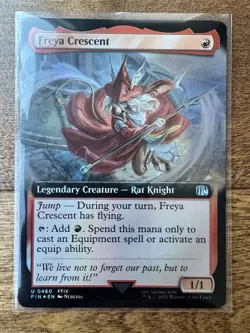 Magic MTG Final Fantasy - Freya Crescent EXTENDED ART FOIL FIN U 460 - Image 1