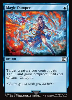 Magic the Gathering MTG - Magic Damper - Foil - Final Fantasy - NM - Image 1