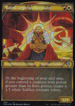 MTG Dominaria United - Baird, Argivian Recruiter - DMU 294 - Showcase FOIL - Image 2